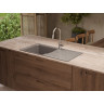 Мойка OMOIKIRI YASUGATA 100-GR Tetogranit/Leningrad grey 4993568