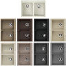 Мойка OMOIKIRI BOSEN 80-2-GR Tetogranit/leningrad grey 4993569